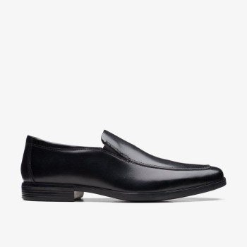 Giày Clarks Howard Edge Loafer Nam - Đen