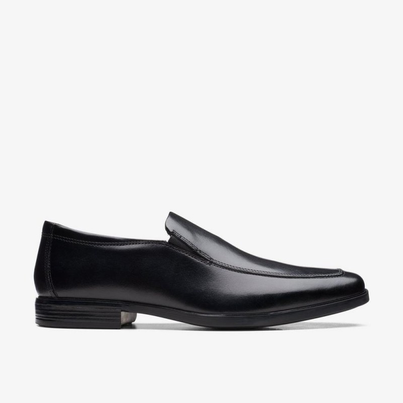 Giày Clarks Howard Edge Loafer Nam - Đen