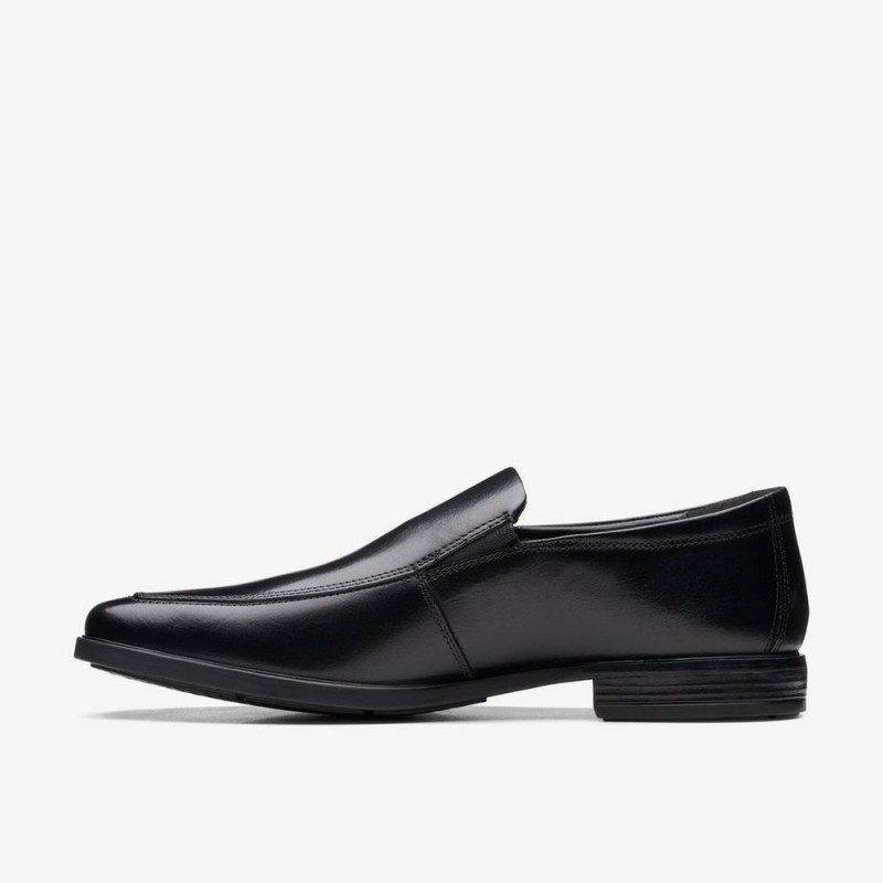 Giày Clarks Howard Edge Loafer Nam - Đen