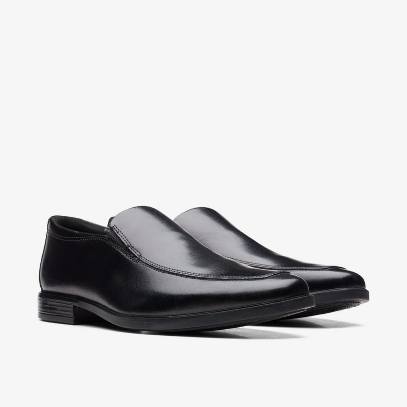 Giày Clarks Howard Edge Loafer Nam - Đen