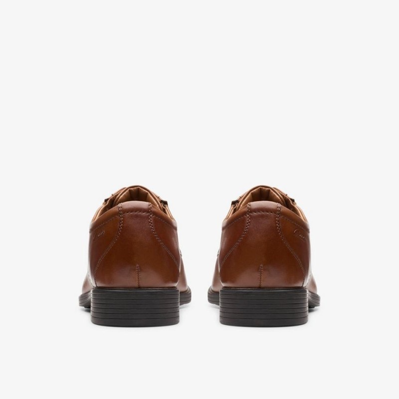 Giày Clarks Whiddon Plain Nam - Nâu