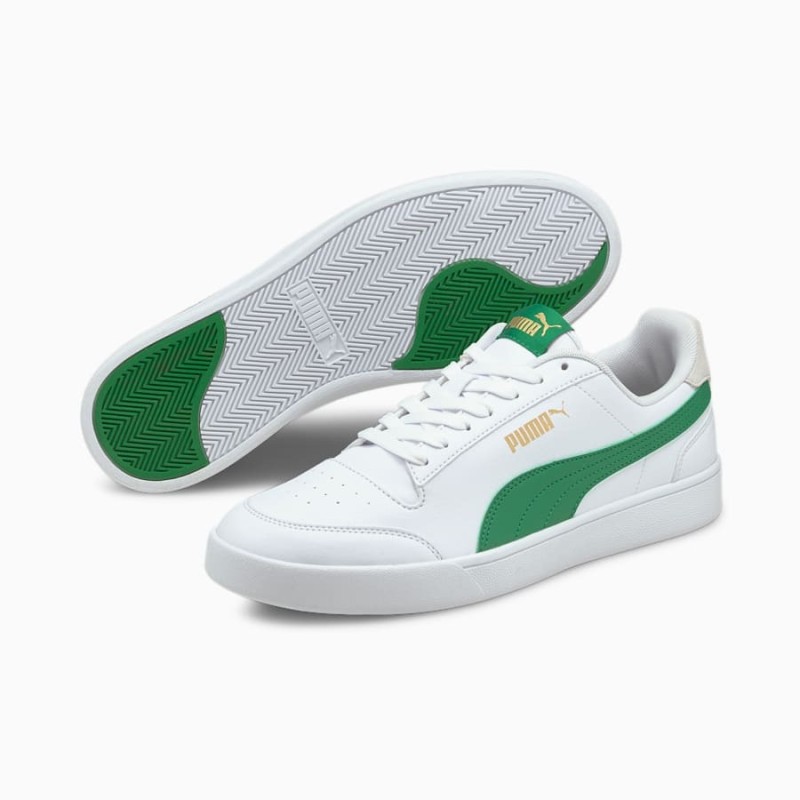 Giày Puma Shuffle Trainers Nam - Trắng Xanh Lá