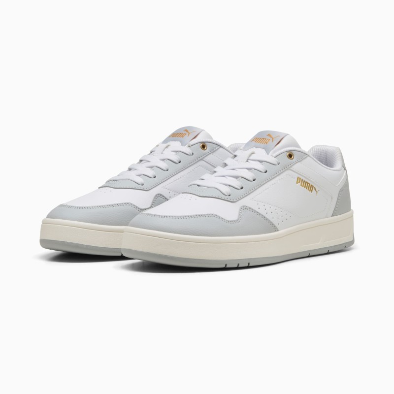 Giày Puma Court Classic Nam - Trắng Xám